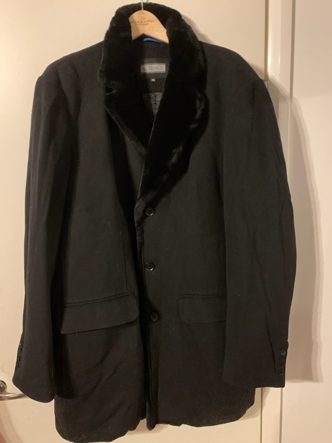 Winter quilted coat with fur collar TAKKI koko 4 XL