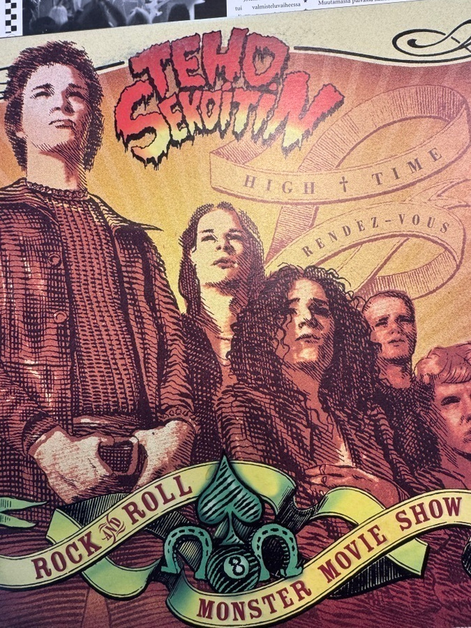 Tehosekoitin Rock and roll monster movie show lp