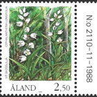 ÅL 1989 Kämmekkäkas 2,50 mk välilöpari numero ** LaPe 034 - pikkukuva 1