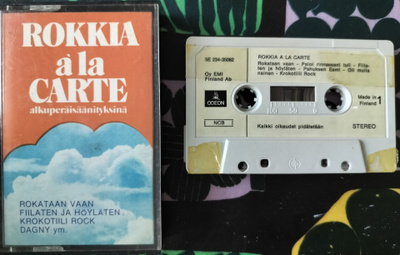 ROKKIA a’la CARTE alkuperäisäänityksinä-Kasetti, EMI, v.1971