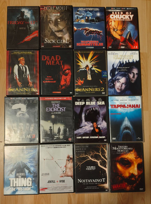 Kauhupaketti dvd 34 kpl