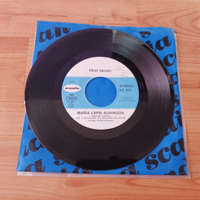 Päivi Paunu – Maria Lapsi Auringon 7" orig 1977 uusi mint!!