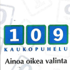 D52 10 MK 109-KAUKOPUHELU TURUN TELELAITOS PUHELINKORTTI - pikkukuva 1