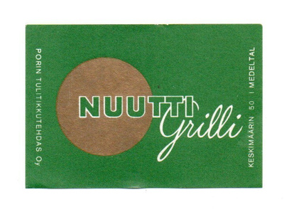 Porin Tulitikkutehdas NUUTTI Grilli