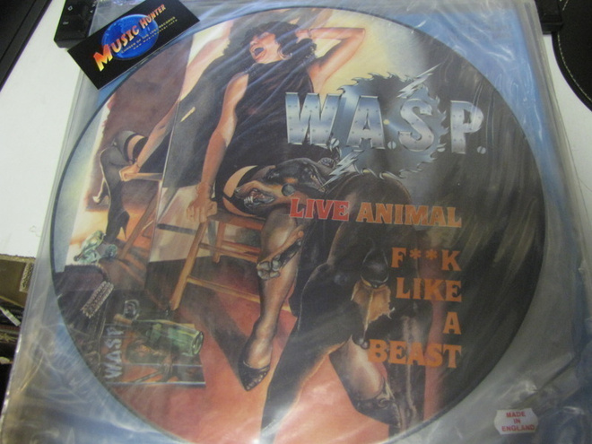WASP - LIVE ANIMAL FUCK LIKE A BEAST 12'' MAXI KUVALEVY EX-