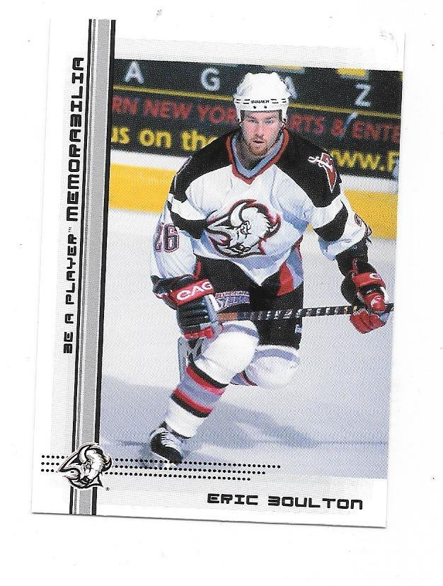 2000-01 BAP Memorabilia #438 Eric Boulton Sabres goonie RC