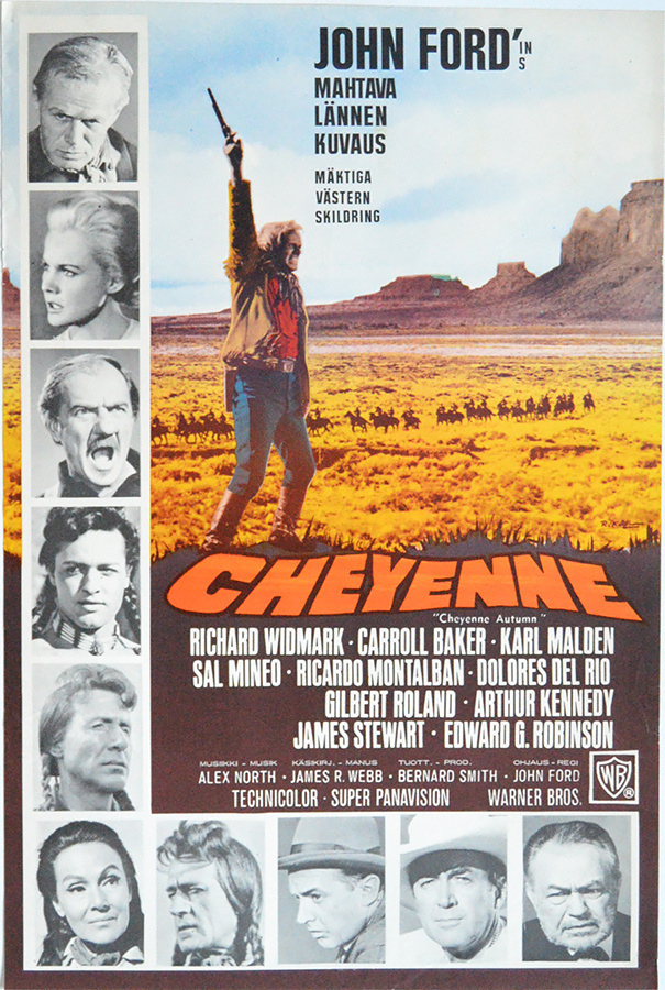 Elokuvajuliste: Cheyenne (John Ford, James Stewart)