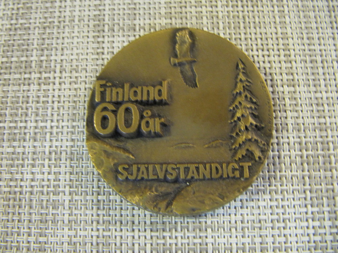 Finland 60 år mitali 1977 /E.Hyppönen-77.
