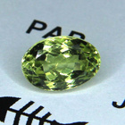 Puhdas sillimaniitti 4.88 karaattia kellanvihreä 11.8 mm - pikkukuva 1