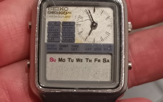 Vintage Seiko h127-500a ana-digi kello