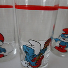 Vintage Peyo Smurffi juomalasit, 5 kpl - pikkukuva 5