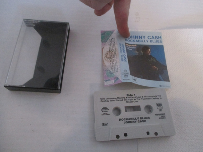 C-kasetti - JOHNNY CASH : Rockabilly Blues v 1980
