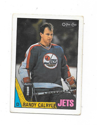 1987-88 OPC #9 Randy Carlyle , Winnipeg Jets