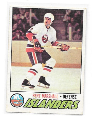 1977-78 OPc #206 Bert Marshall New York Islanders