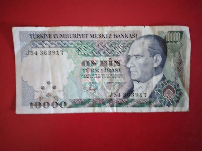TURKEY 10 000 LIRASI 1970  (K15-S104)