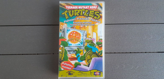 VHS: Teenage Mutant Hero Turtles 2: Pahojen Pizzojen Tapaus