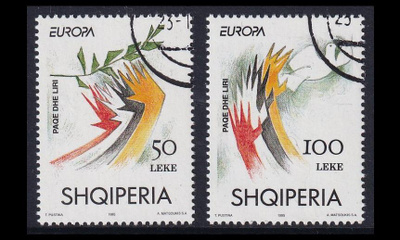 Albania 2556-7 o Europa rauha ja vapaus (1995)
