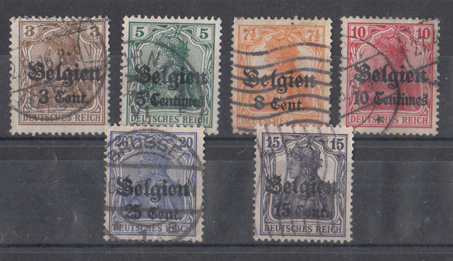 REICH Miehitys Belgiassa 1914-1918 wanhaa