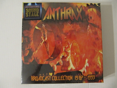 Anthrax The Broadcast Collection 1987-1993 4 kpl CD levyjä