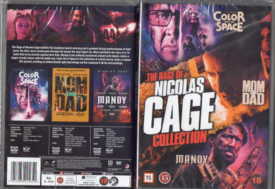 Rage Of Nicolas Cage Collection (12 112) UUSI -FI- DVD 3movi