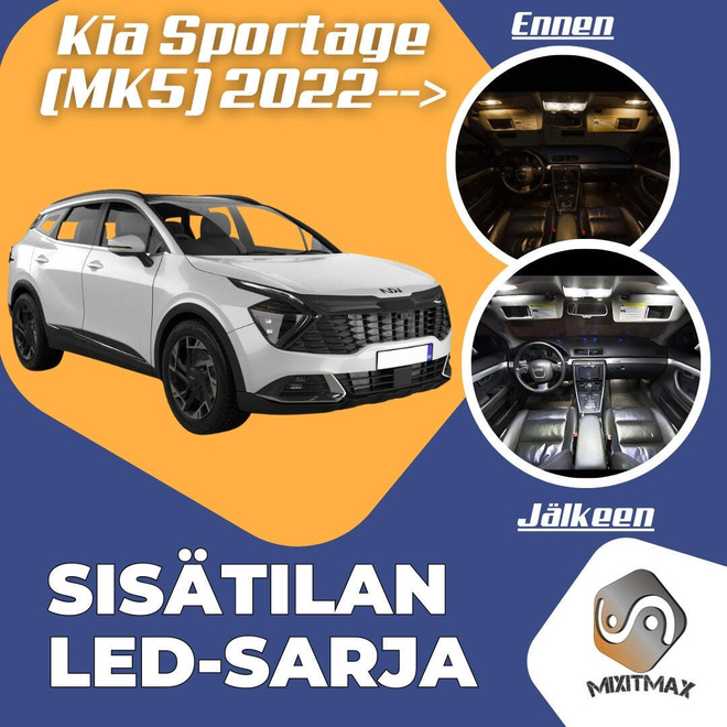 Kia Sportage (NQ5) Sisätilan LED-sarja 8-osainen