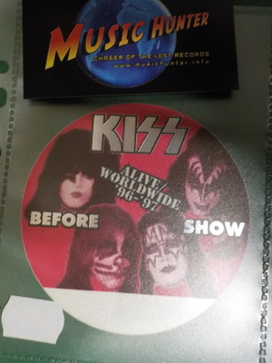 KISS - ALIVE/WORLDWIDE ´96-97 BEFORE SHOW, BACKSTAGE PASSI