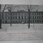 Turku, Ruotsalainen lyseo, talvikuva, vanha mv pk, p. 1902 - pikkukuva 1