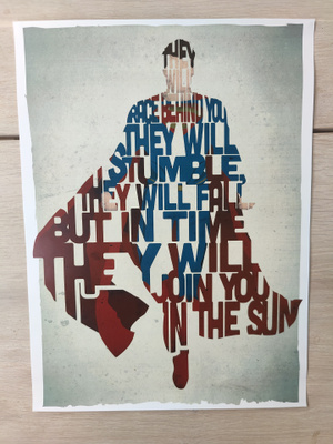 17th & Oak Superman "Join You In The Sun" Print
