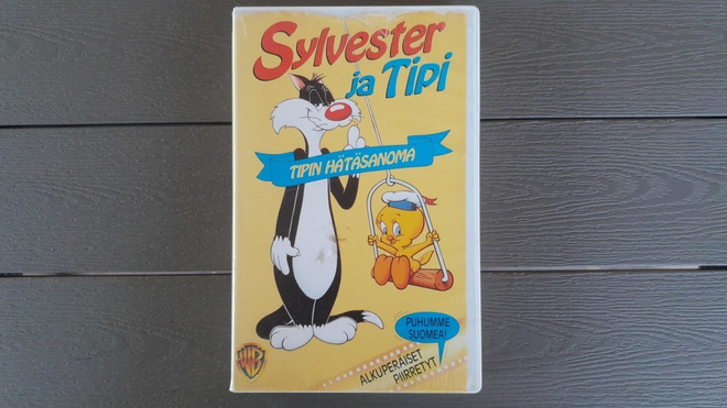 VHS: Sylvester Ja Tipi - Tipin Hätäsanoma (1951-1960/1993)