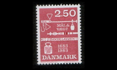 Tanska 783 ** Mittayksiköt ja paino (1983)