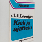 A. A. Leontjev : Kieli ja ajattelu - pikkukuva 1