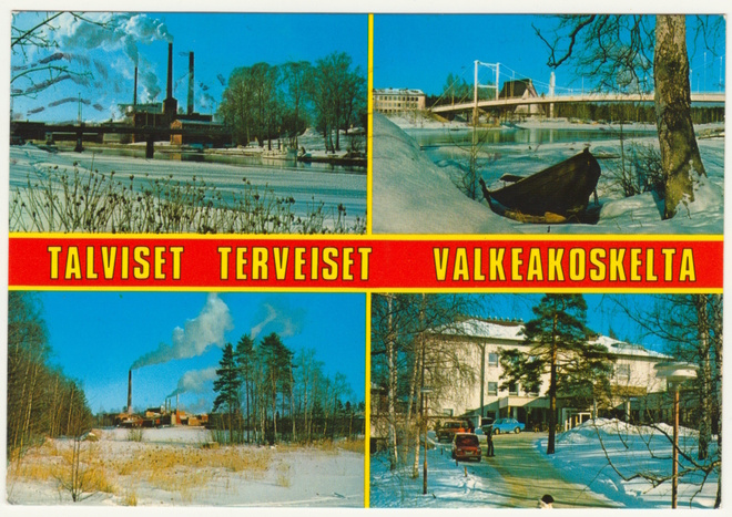 Valkeakoski talvimaisemia