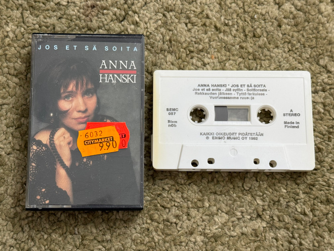 Anna Hanski jos et sä soita 1992 c kasetti