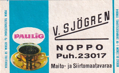 Noppo, V. Sjögren , Paulig b525