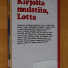 Merri Vik : Kirjoita muistiin, Lotta ( 4.p. 2005 k.po. ) - pikkukuva 2