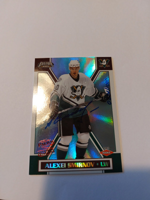2002-03 Pacific Exclusive #194 Alexei Smirnov AU RC /1000