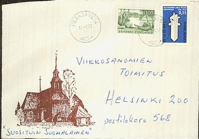 1967 kirje Petäjävesi - poliisi ym