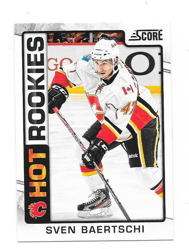 2012-13 Score #518 Sven Baertschi Calgary Flames RC