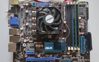 Athlon II x4 , asus emo, muistit