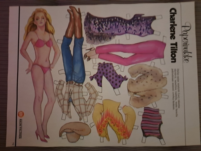 Charlene Tilton paperinukke