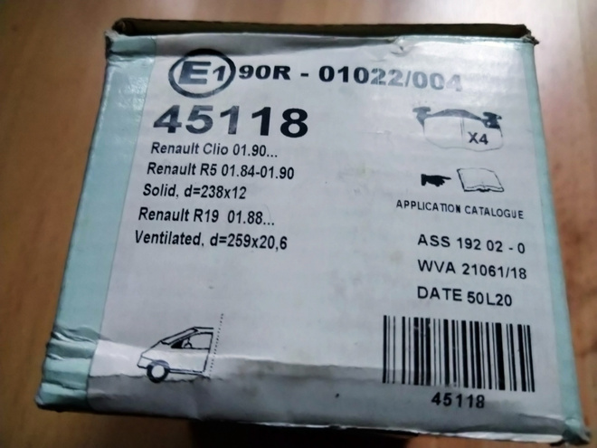 Citroen Renault Peugeot Jarrupalat JUFI 45118