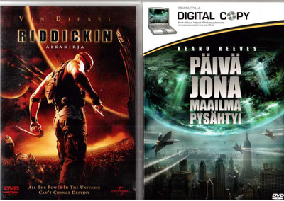 2 KPL DVD ELOKUVIA