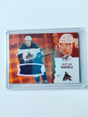 Matias Maccelli 23-24 UD Ice Orange Jersey