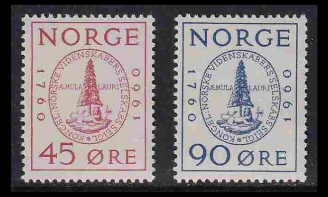 Norja 440-1 ** Tiedeyhdistys 200v (1960)