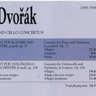 Antonin Dvorak : Piano- ja Sellokonsertto - CD - pikkukuva 2