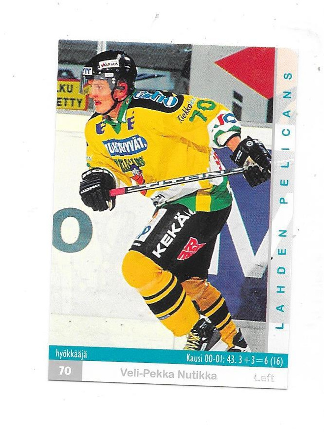 2001-02 CardSet #106 Veli-Pekka Nutikka Pelicans