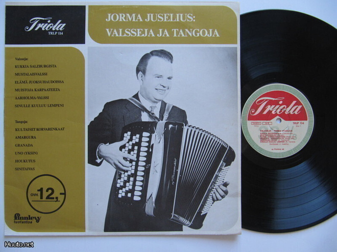 Jorma Juselius. Valsseja ja Tangoja. LP. Triola TRLP114 ALE!