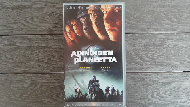 VHS: Apinoiden Planeetta - Special Ed. (Mark Wahlberg 2001)