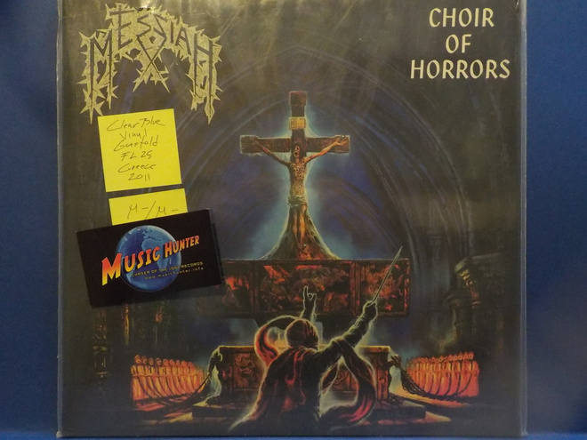 MESSIAH - CHOIR OF HORRORS - CLEAR BLUE GRE 2011 M-/M- LP
