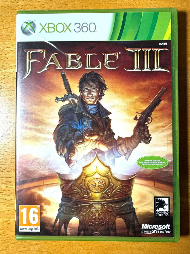XBOX360-peli FABLE III (avaamaton pakkaus)